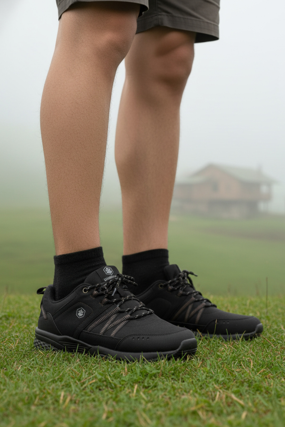 MN-3266 Men's Black Comfort Casual Sneaker