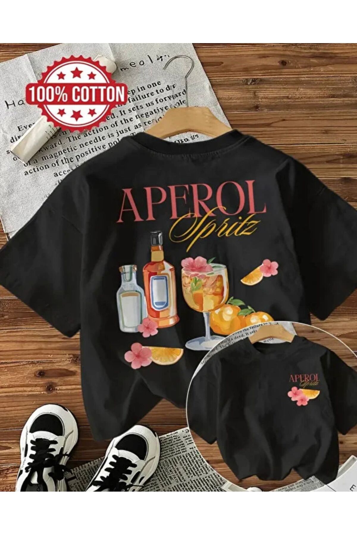 LELVANİ ŽENSKA MAJICA SA ŠTAMPOM APEROL SPRITZ
