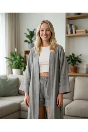 Siyukata Aura Kimono Premium Özel Seri Plaj Yoga Deniz Ve Günlük Kullanım
