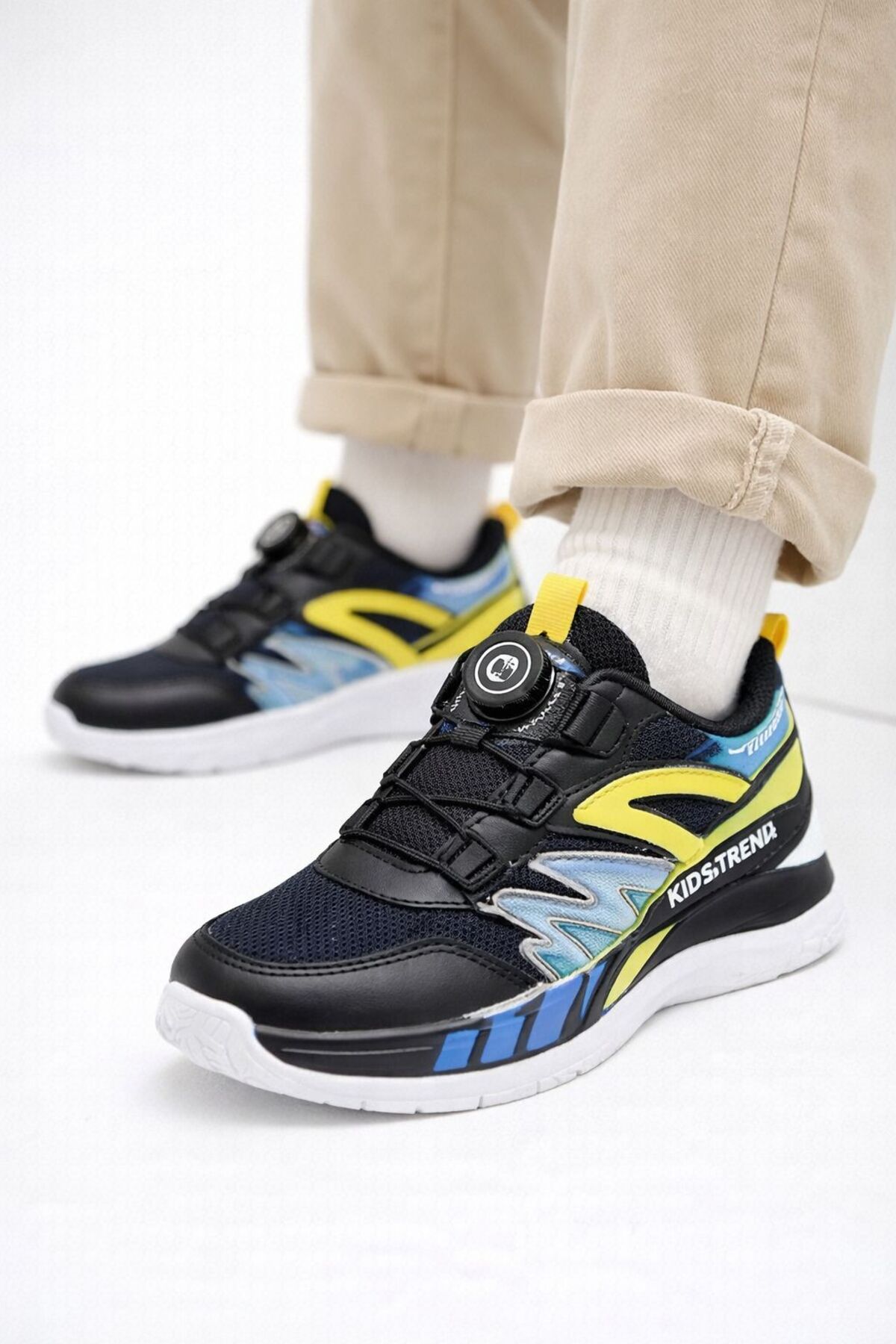 Slipcat Erkek BOA Bağcıklı Mekanik Sıklamı Sistemli Sneaker Hafif