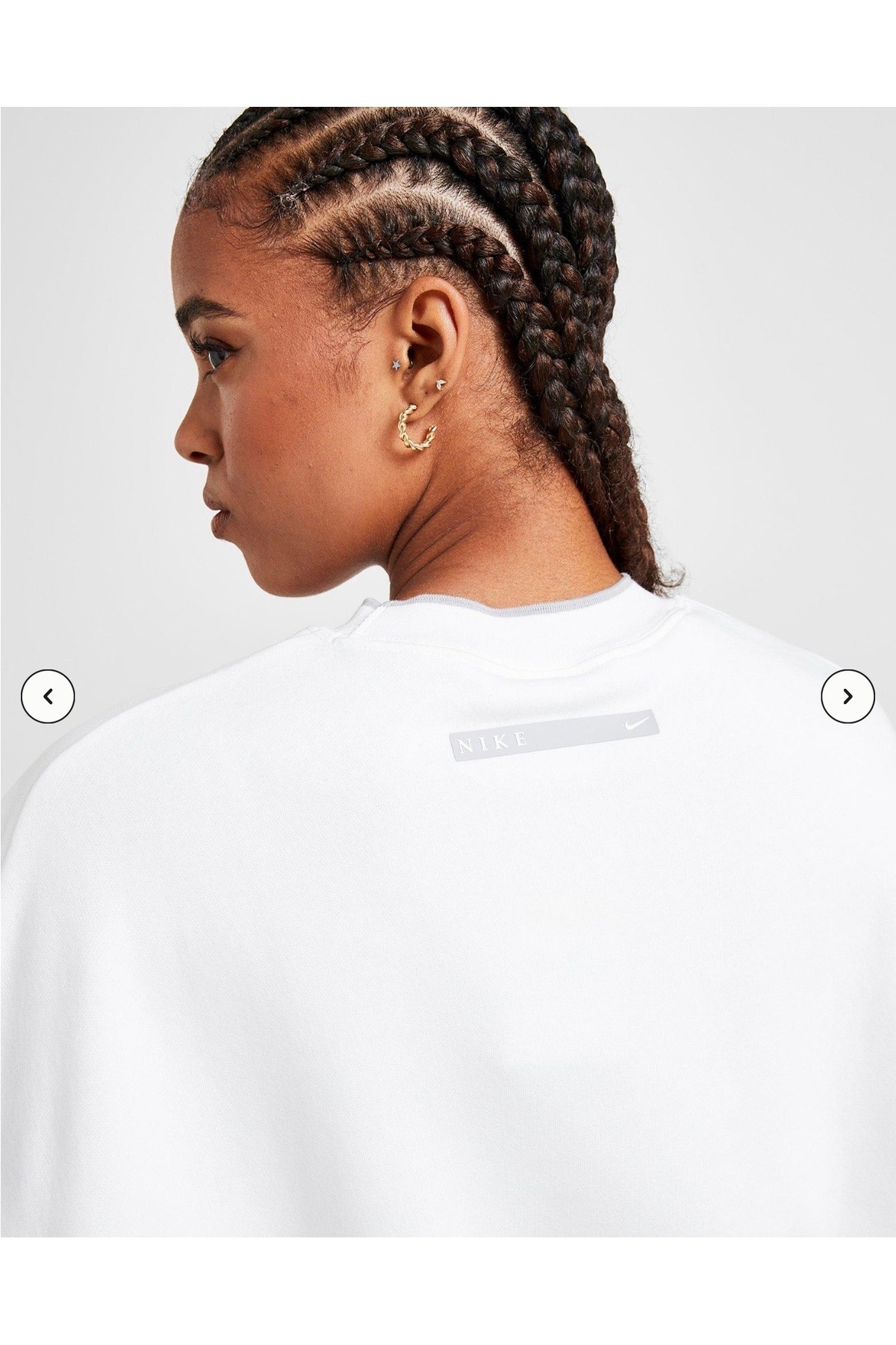 Nike Graphic Swoosh Crew Sweatshirt REDSPORT görsel 4