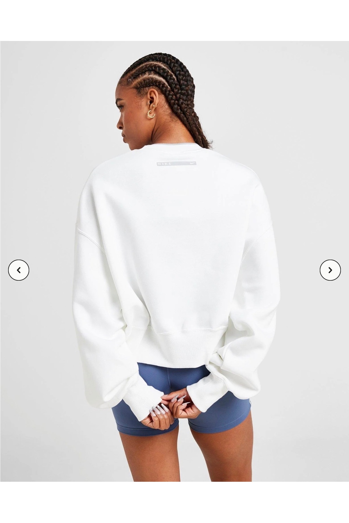 Nike Graphic Swoosh Crew Sweatshirt REDSPORT görsel 3