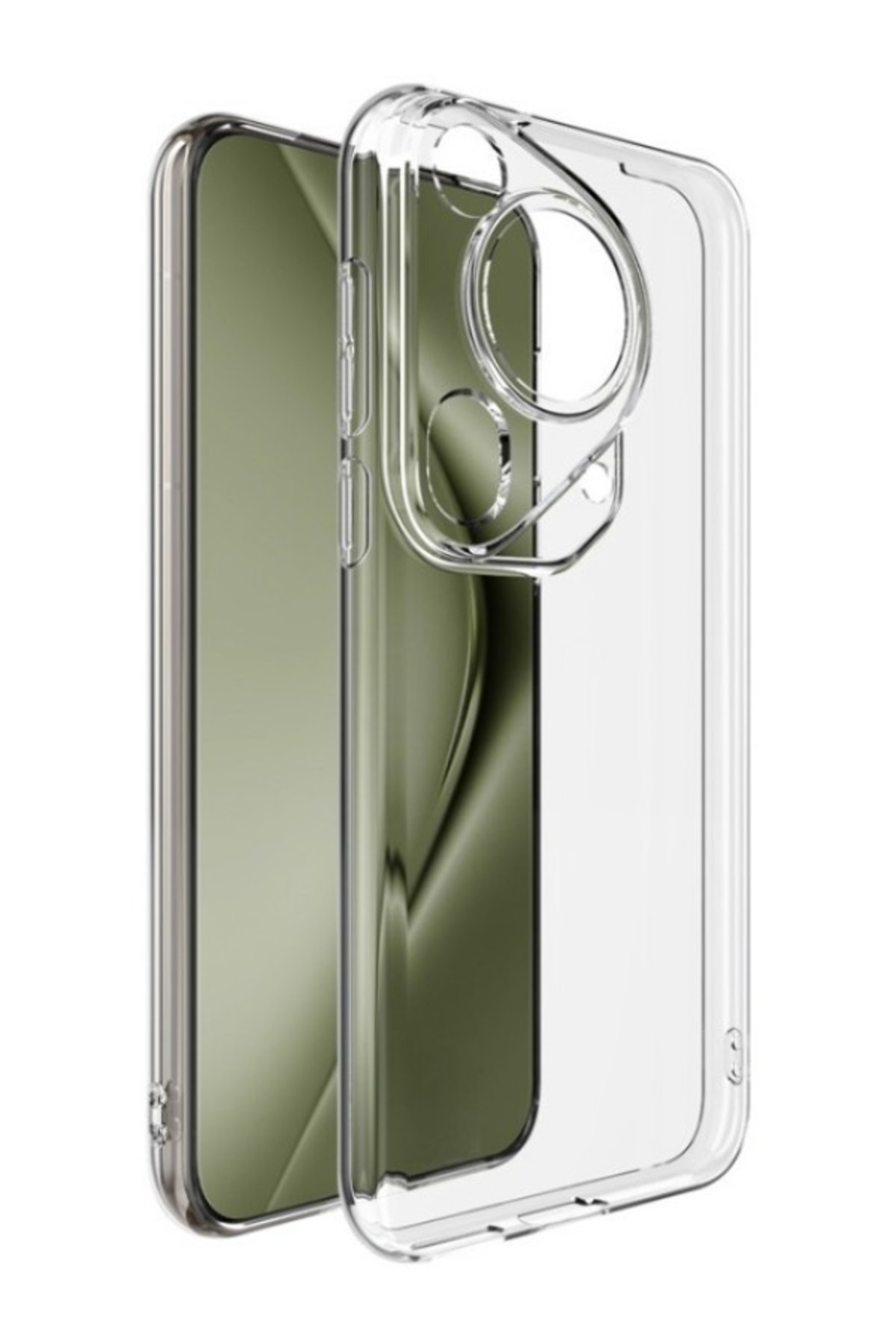 Huawei Pura 70 Ultra Uyumlu Kılıf Şeffaf Kamera Korumalı Silikon Koruyucu Berrak Dayanıklı Kapak