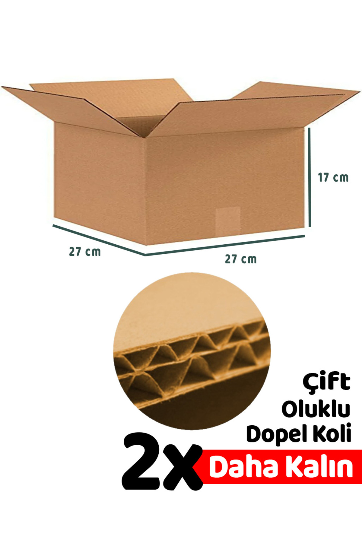 10 Pieces Double Corrugated e-commerce Shipping Box Carton Box 27x27x17 Transport, Archive, Storage,Transport,Book