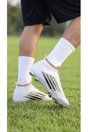 QUNDIR Erkek Çocuk Çoraplı Krampon Halı Saha Futbol Spor Ayakkabısı