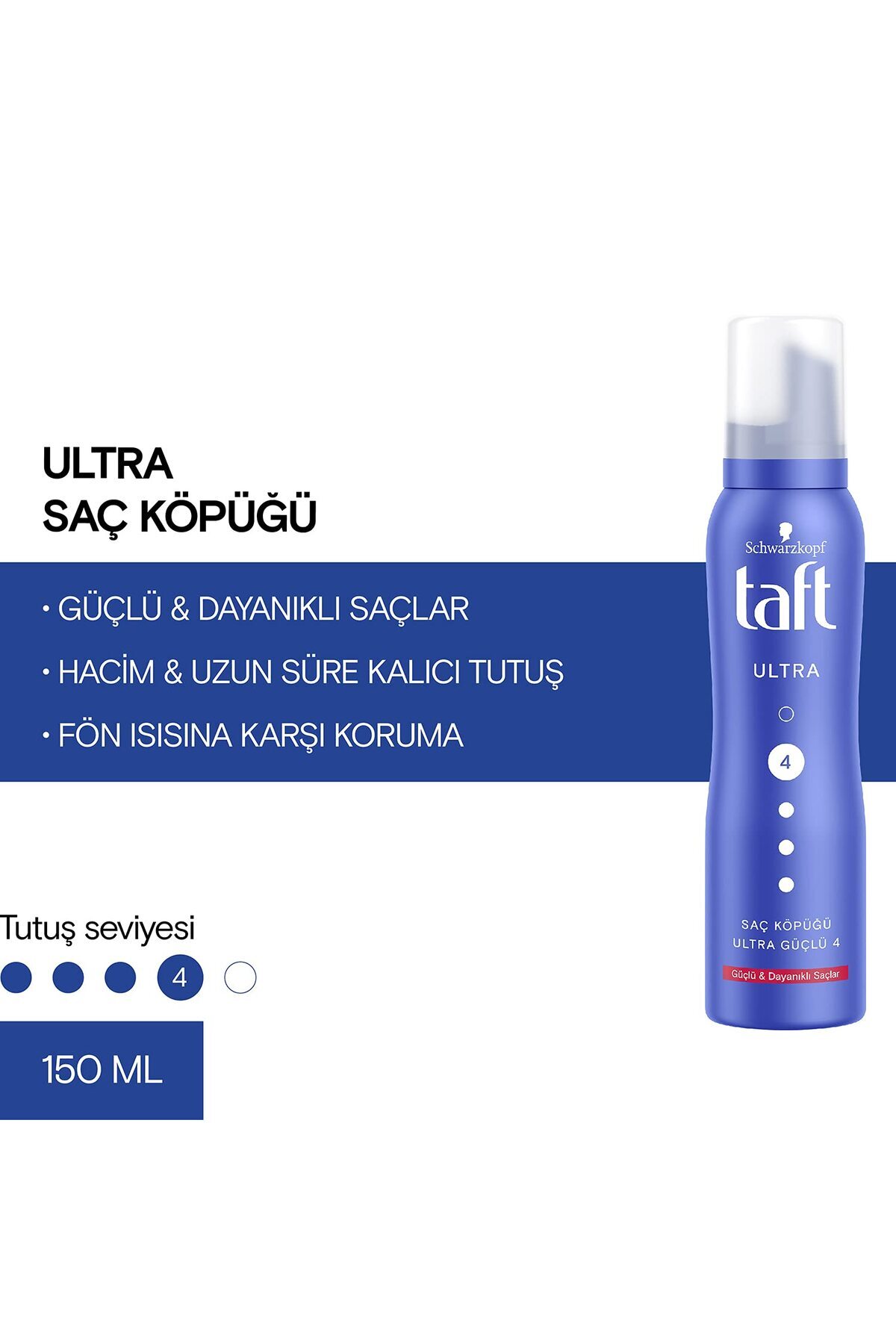 Ultra Güçlü 150 ml Saç Köpüğü — EDCB09D8G2NS3 — تصویر 2 از 3