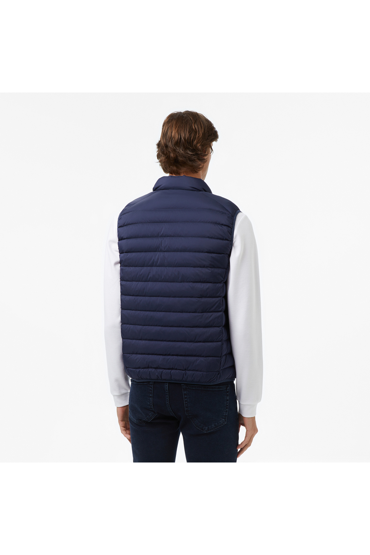 Nautica Erkek Lacivert Regular Fit Su İtici Kaz Tüyü Yelek görsel 2