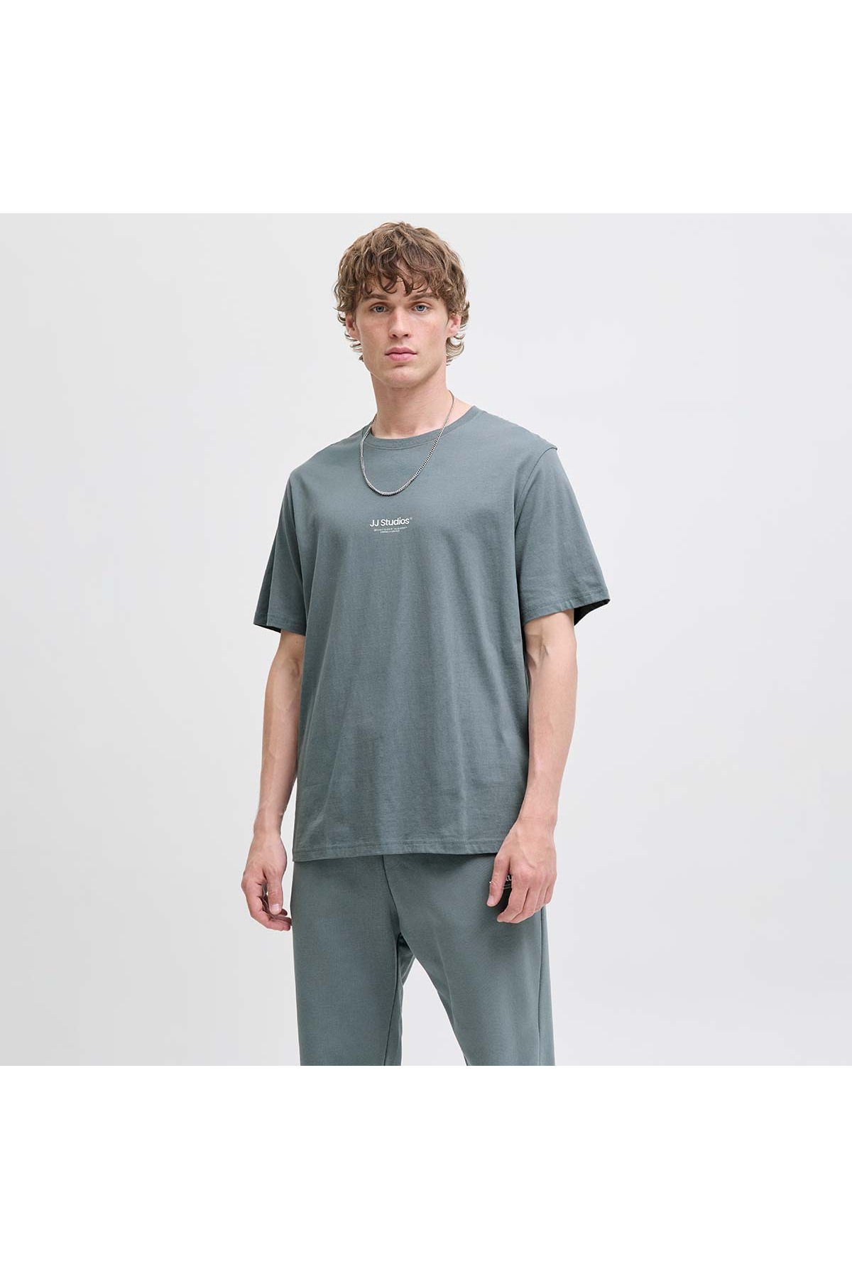 تی‌شرت سبز مردانه جک اند جونز مدل Soho جک اند جونز تی شرت Jack & Jones