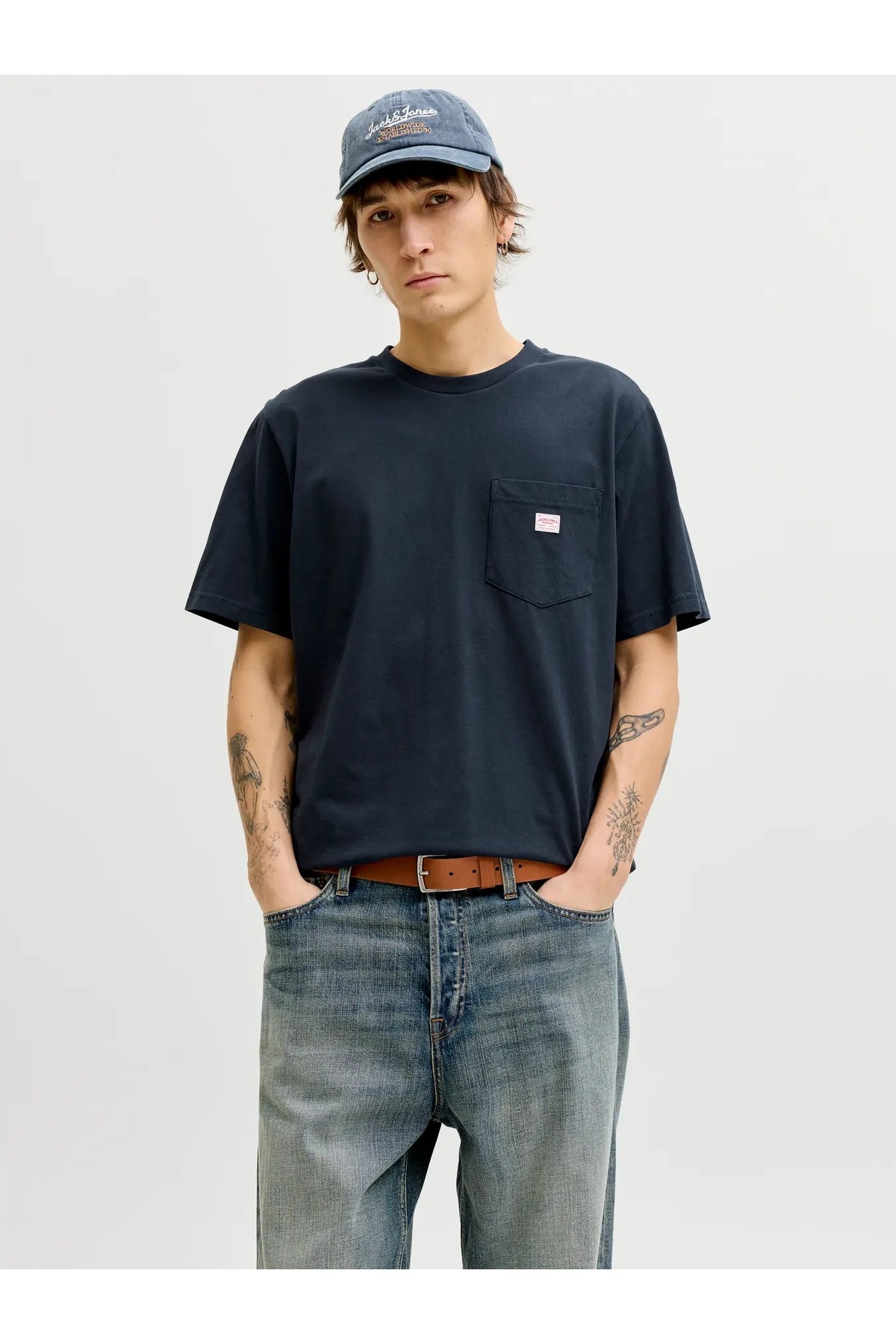 تی شرت مردانه جک اند جونز مدل Jprblucaleb Ss کد ۱۲۲۹۳۰۱۹ جک اند جونز تی شرت Jack & Jones