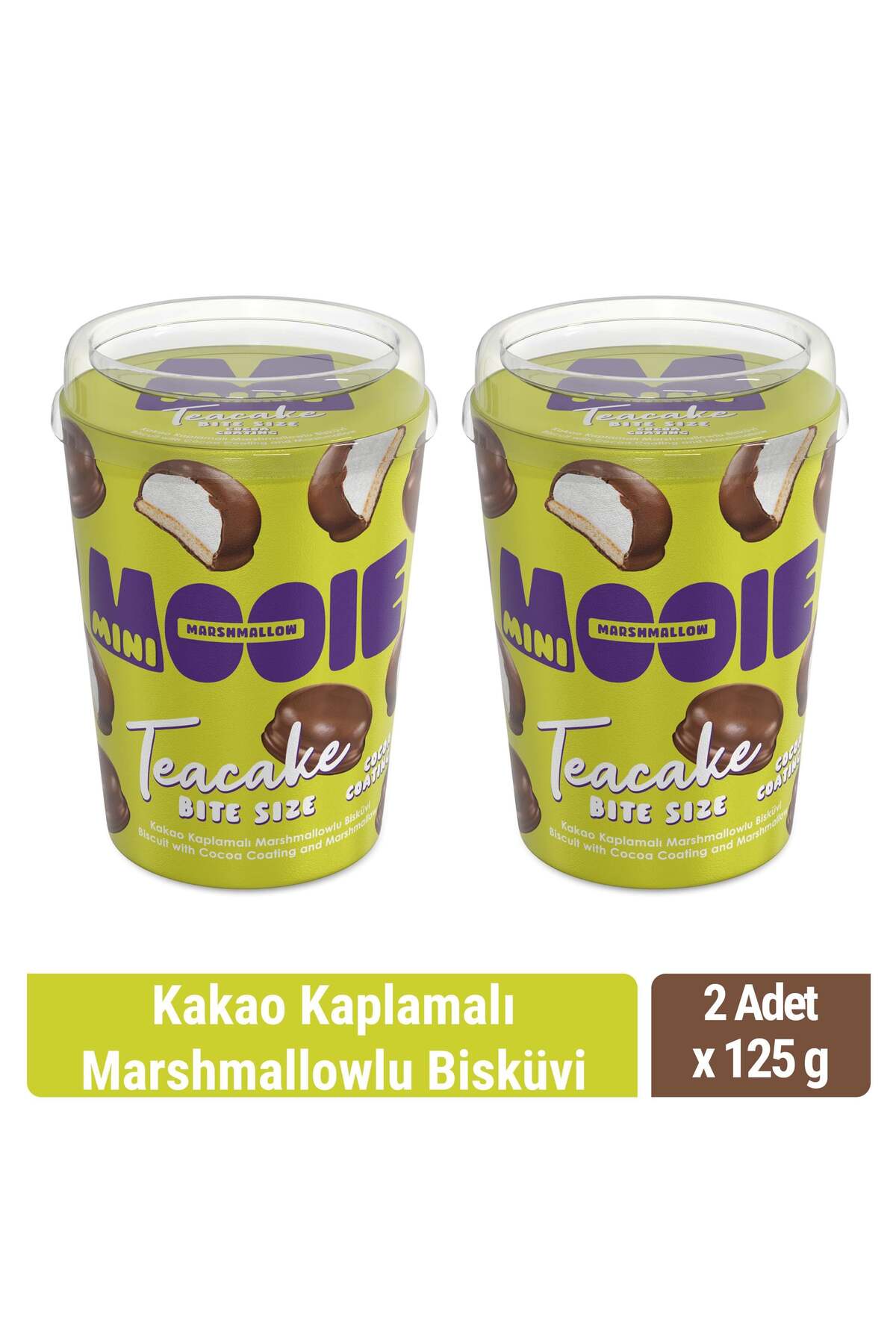 Mooie Teacake Kakao Kaplamalı Marshmallowlu Bisküvi 125 gr x 2 Adet - Fiyatı, Yorumları