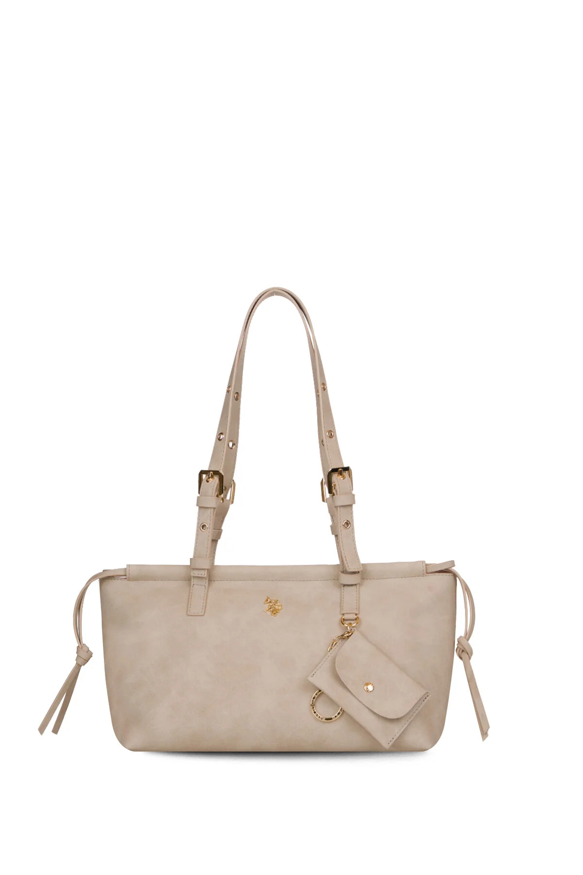 U.S. Polo Assn. Women's Shoulder Bag Beige Us26222 – Casual