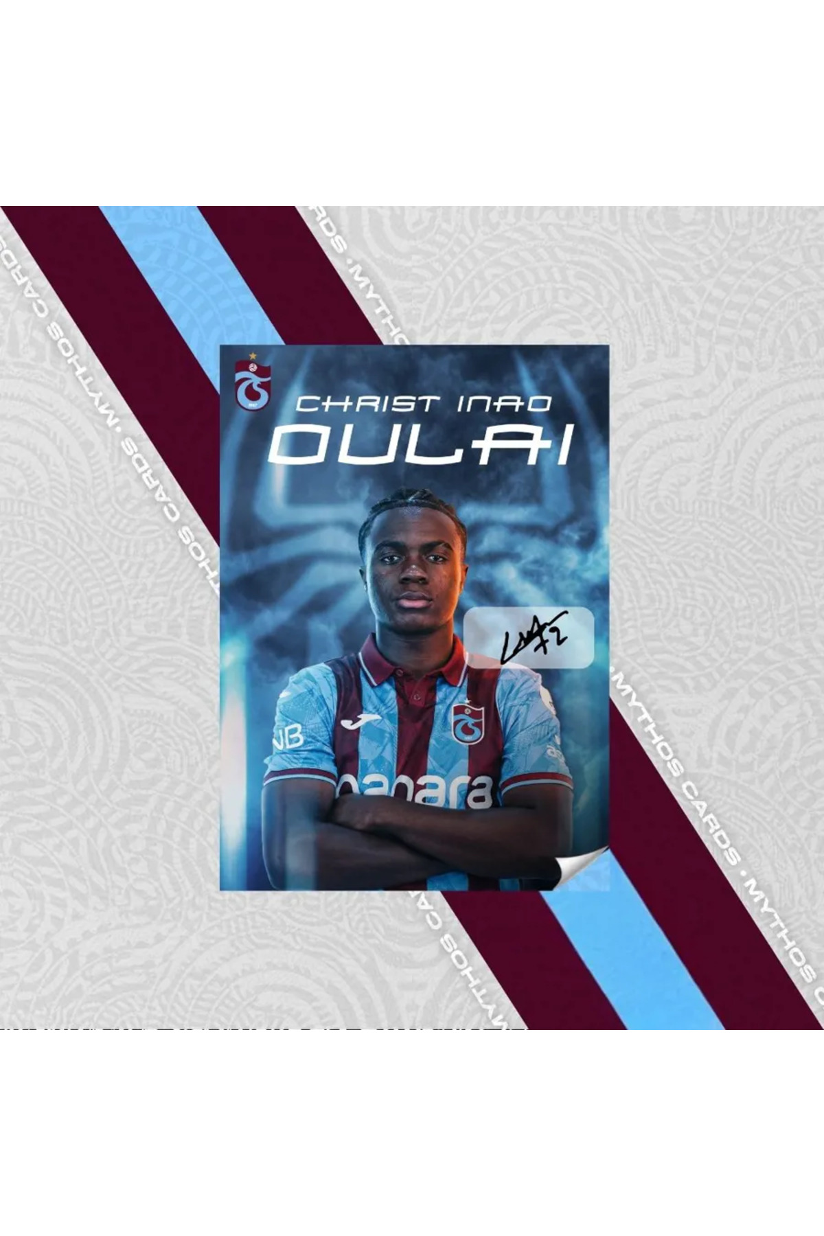Trabzonspor - CHRİST INAO OULAİ İMZALI STATİK POSTER - Fiyatı