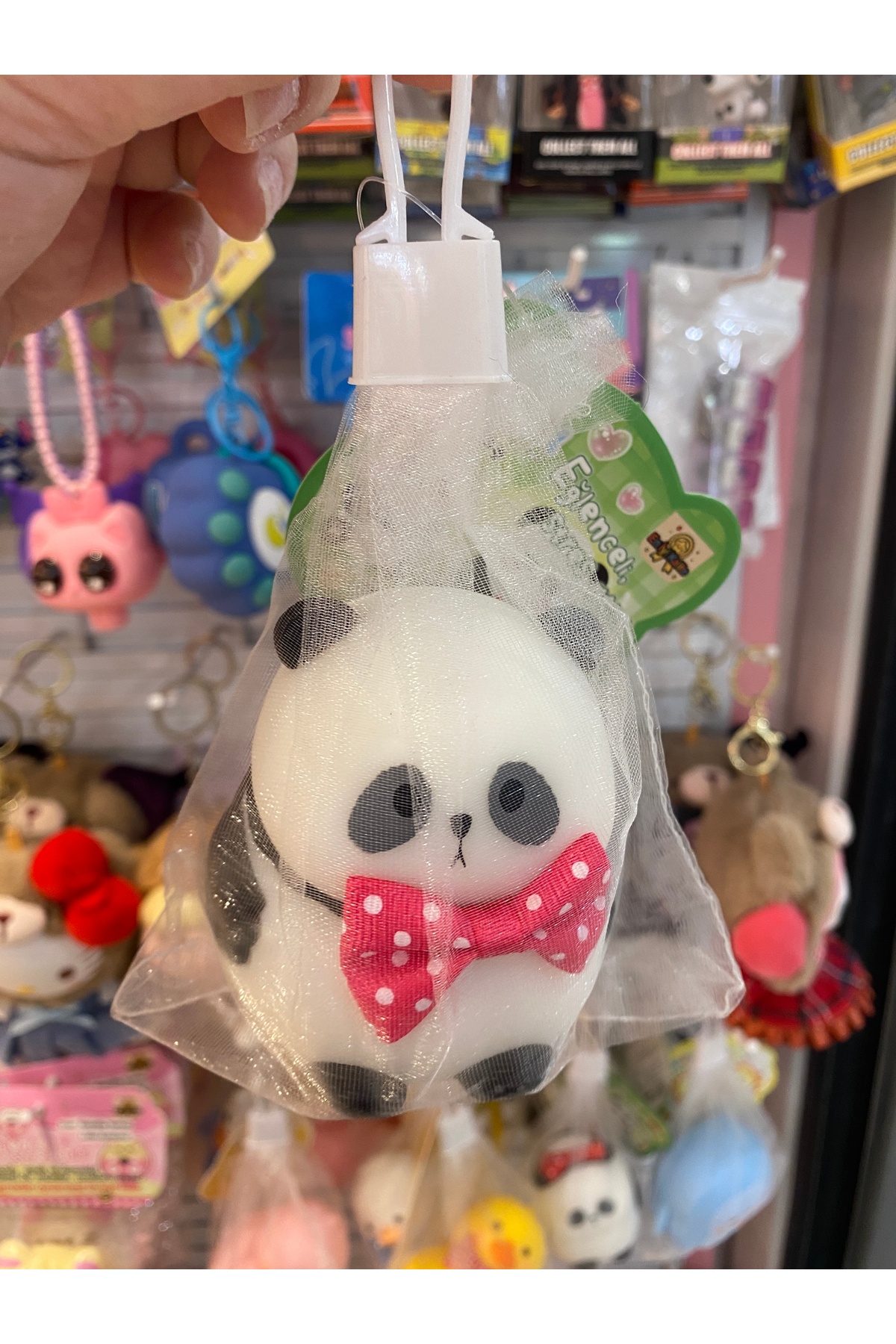 Sakura Konsept Butik Panda Filede Skuşi Sukuşu Squishy Ele