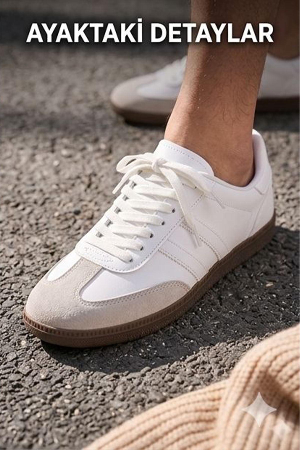 FLY STEP Unisex Stil Şık Rahat Hafif Günlük Yandan Şeritli Bağcıklı Yürüyüş Koşu Sneaker Spor Ayakkabı görsel 5