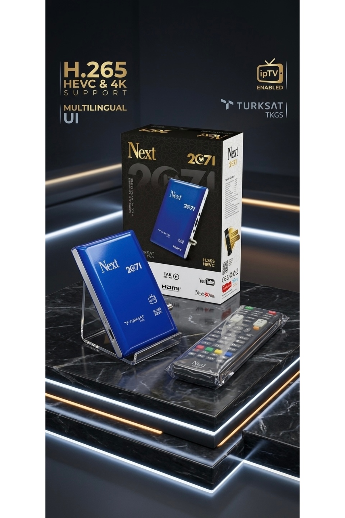Next Nextstar Next 2071 H265 HEVC I.P.T.V. Özellikli Çanaklı