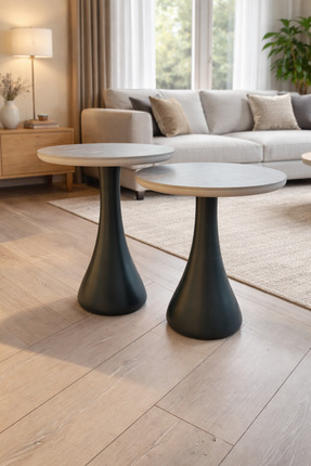 By klasse Damla 2'li Zigon Sehpa