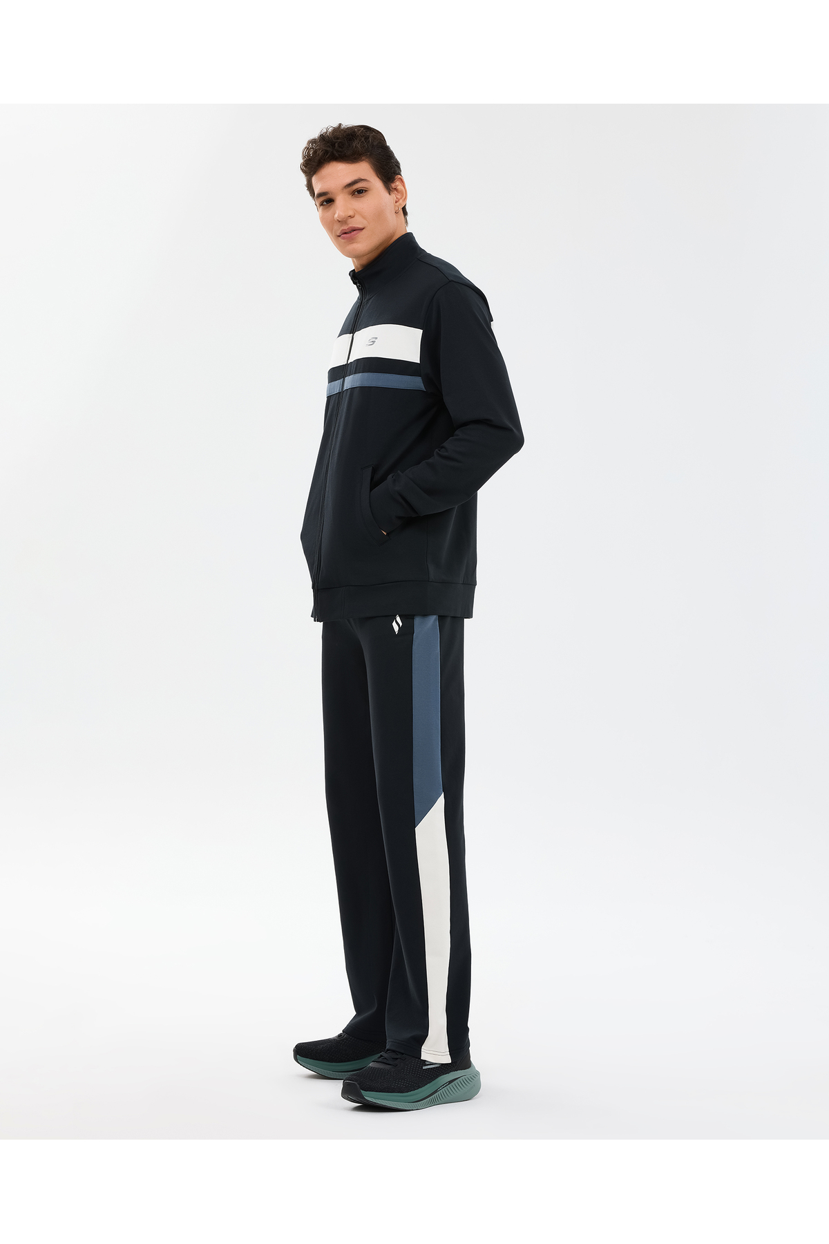S2610008 M Coll Track Suit Erkek Günlük Eşofman Takımı SİYAH — مشکی KCMN-AST11468 — تصویر 2 از 4