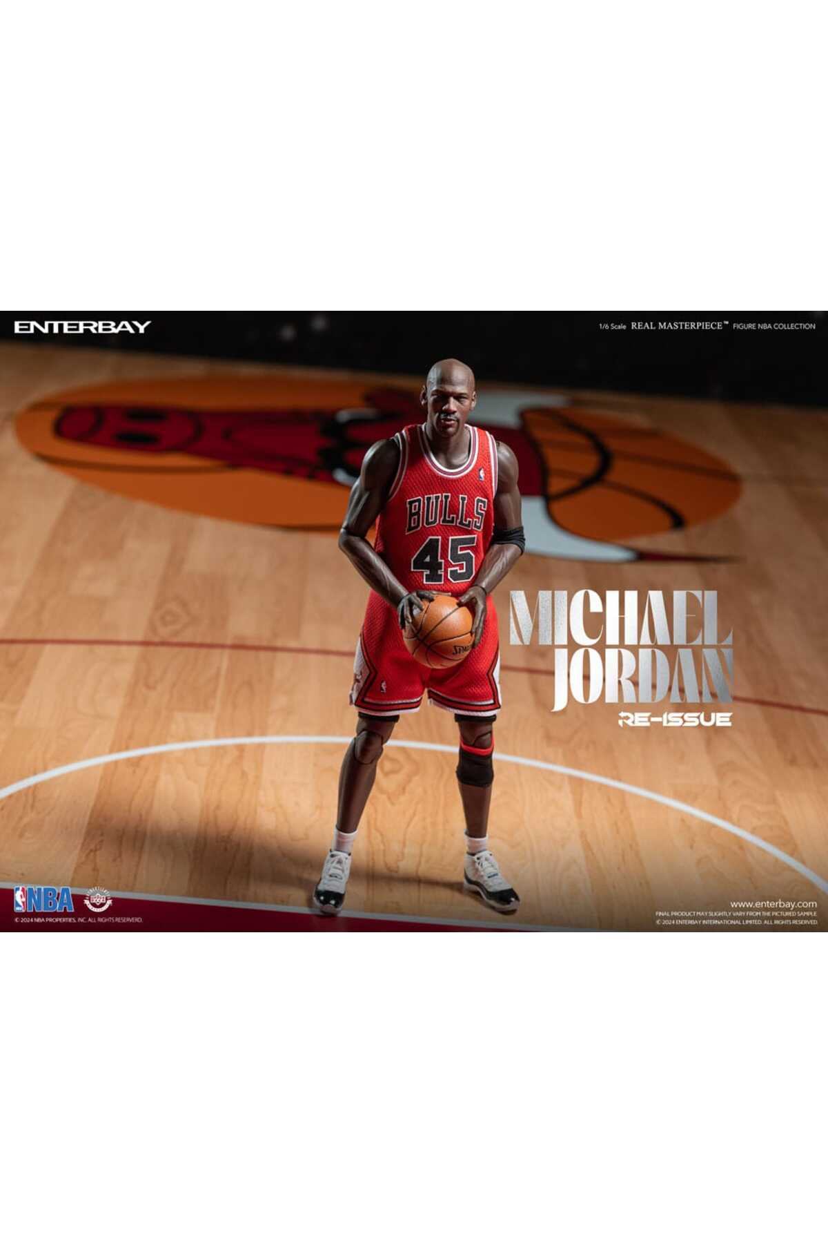 ENTERBAY NBA Collection Real Masterpiece Actionfigur 1/6 Michael