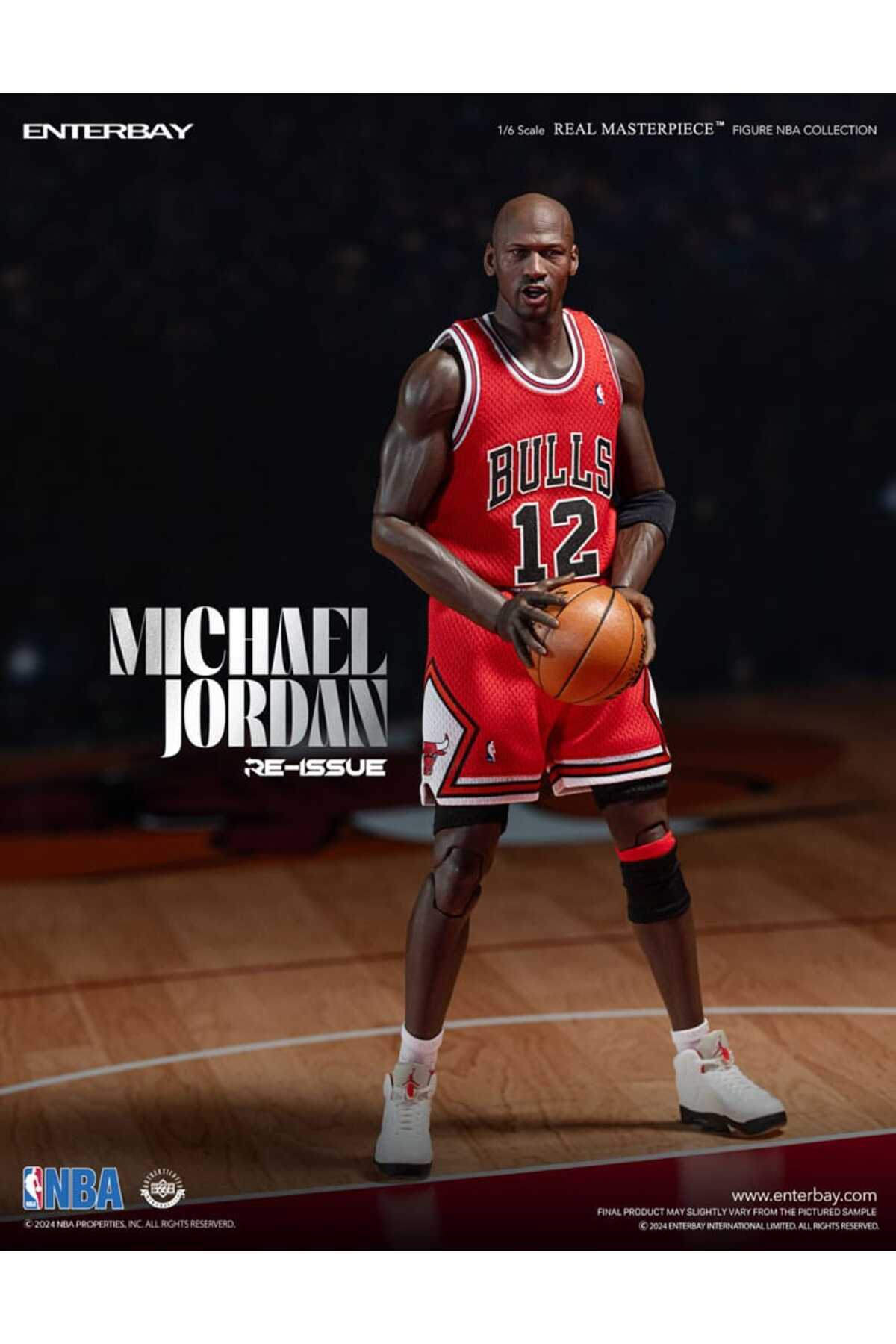 ENTERBAY Michael Jordan フィギュア ENTERBAY NBA Collection Real Masterpiece Actionfigur 1/6 Michael