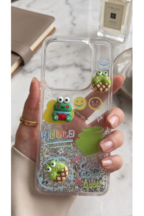 TechTrove Tecno Spark 20 Kılıf Hareketli Simli 3D Karakterli Love Figürlü Şef...