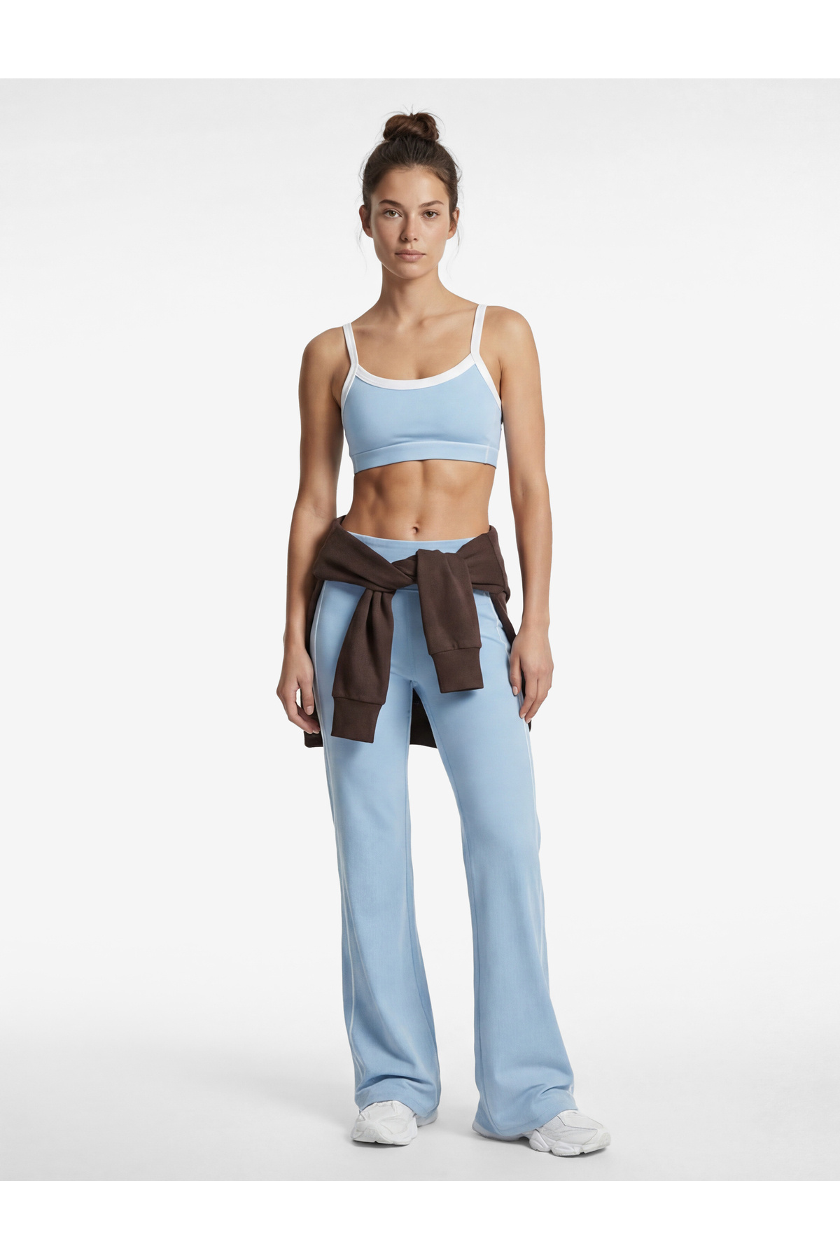 Koton İnce Askılı Kolsuz Slim Fit Kaplı Sporcu Sütyeni