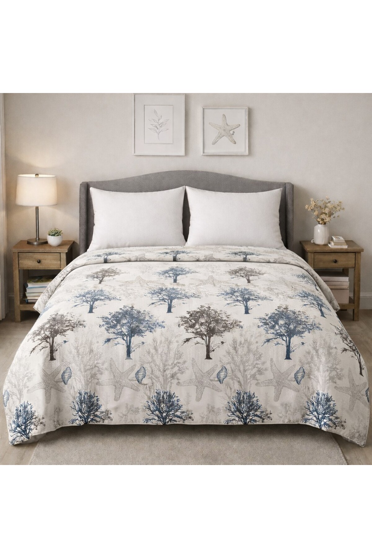 King size Patterned Quilting Bedspread Double 240x260 cm