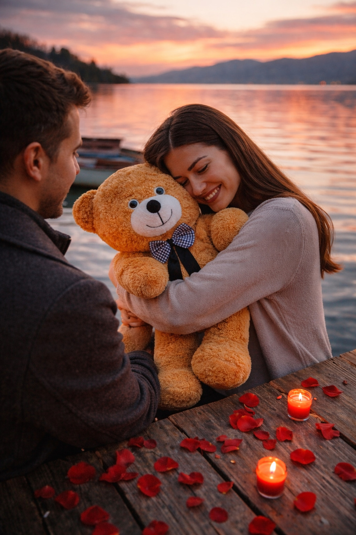 Plush Bear Plush 50cm – Romantic Special Day Gift