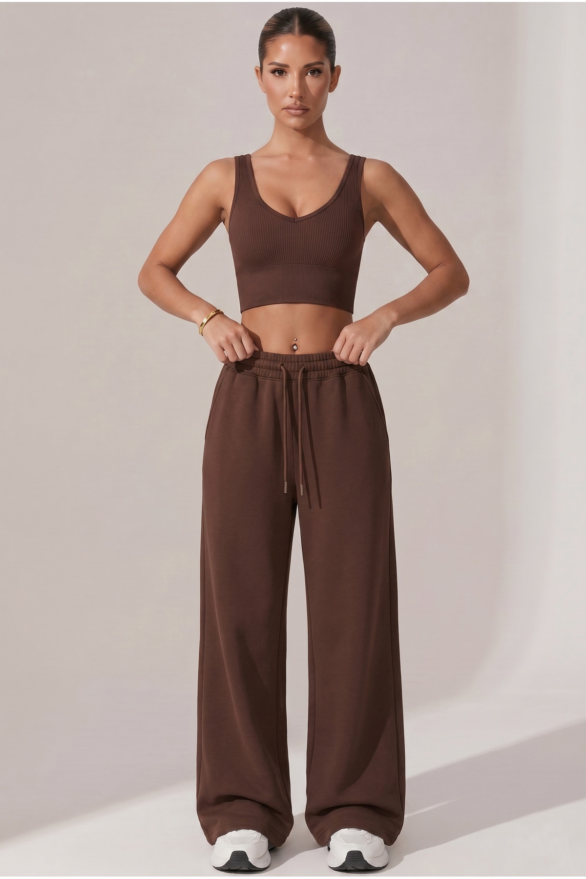 DAXİS Sportwear Company KADIN Baggy Rahat Kesim Bol Eşofman Altı görsel 3
