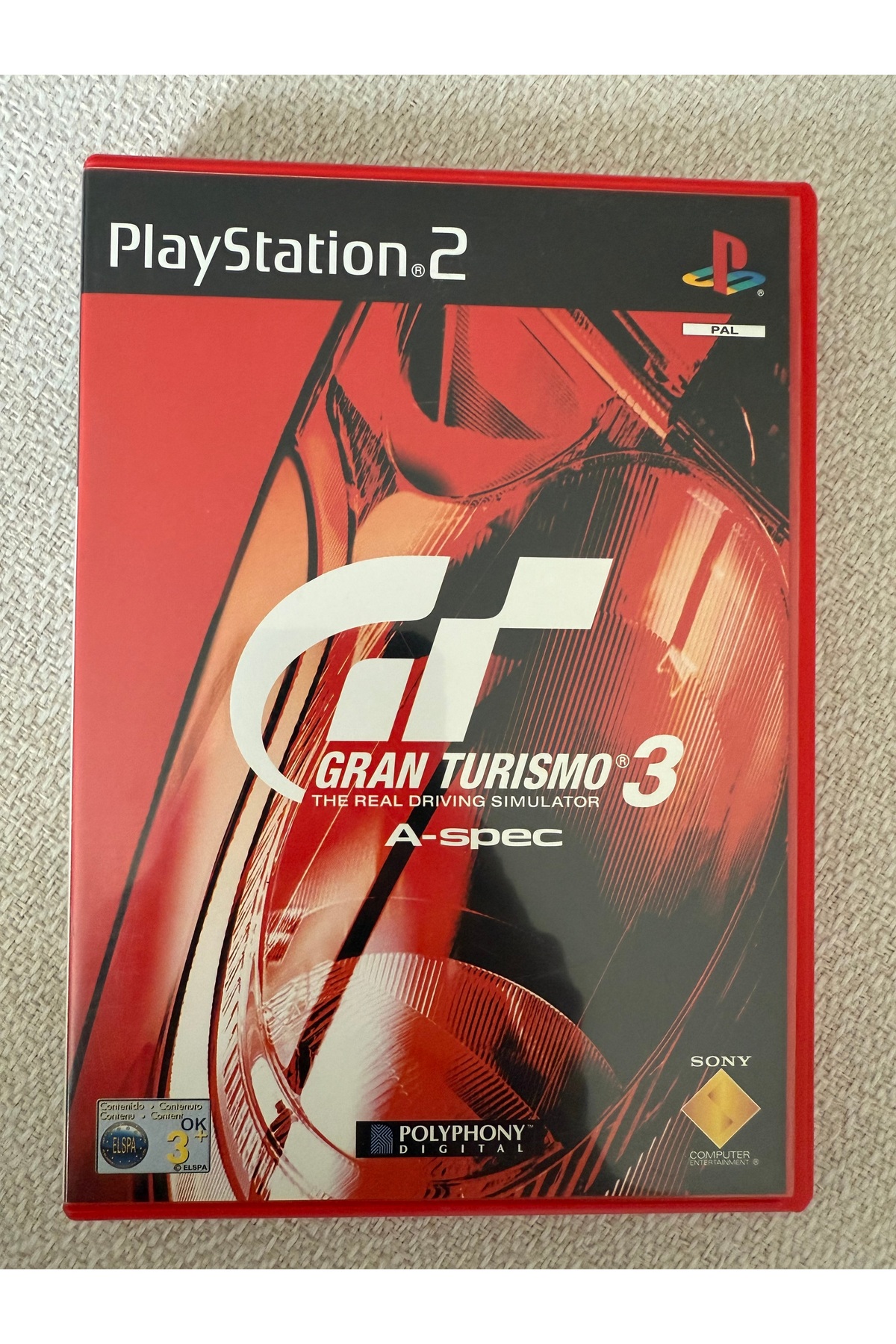 EA ps2 GRAN TURISMO 3 A-SPEC GT orjinal oyun kitapçık var 10/8