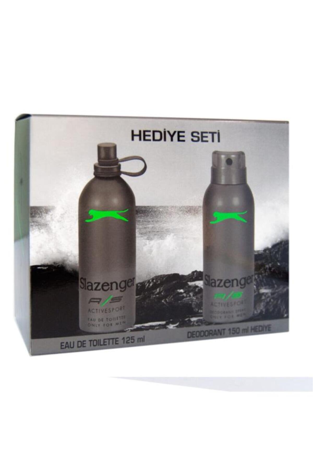 عطر مردانه اکتیو اسپورت ادوتویلت ۱۲۵ میلی‌لیتری اسلازنگر ست عطر Slazenger