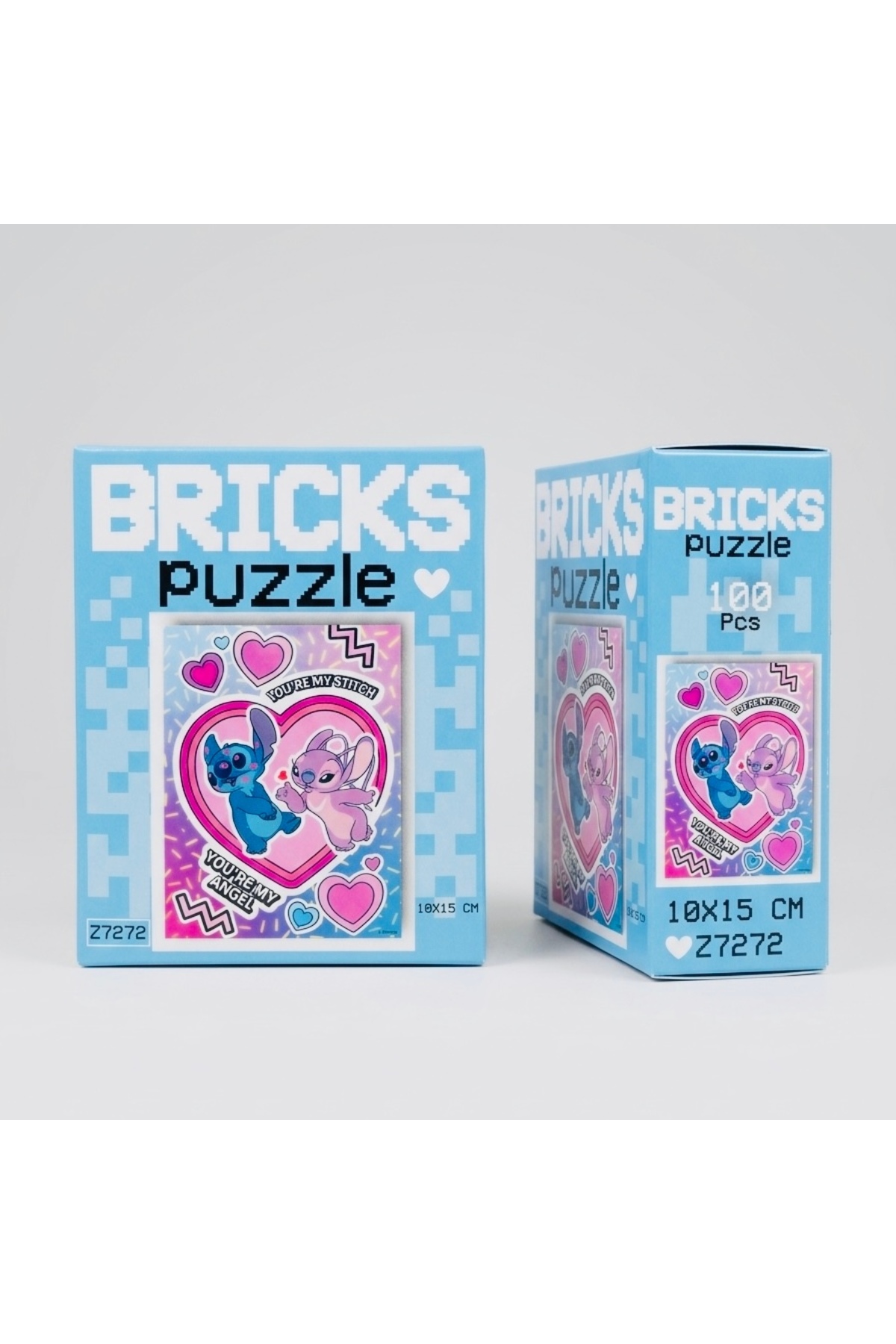 Karacamshop Bricks Puzzle Stitch Serisi - 100 Parça Dekoratif