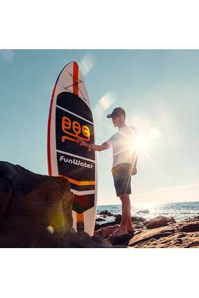 Funwater CRUISE 11' SUP BOARD STAND UP PADDLE BOARD 335X82X15 cm TURUNCU-SİYA...