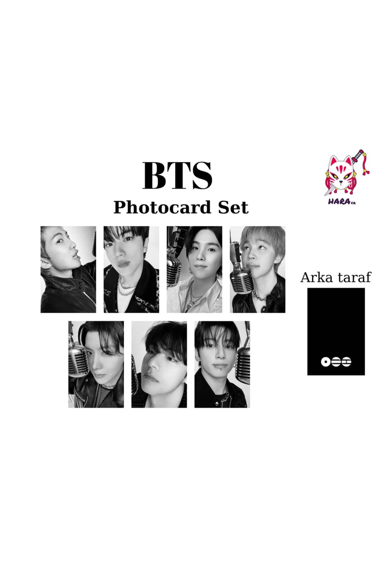Hara Company BTS Arirang Albüm Photocard SETİ ( 7'li ) Fanmade v21
