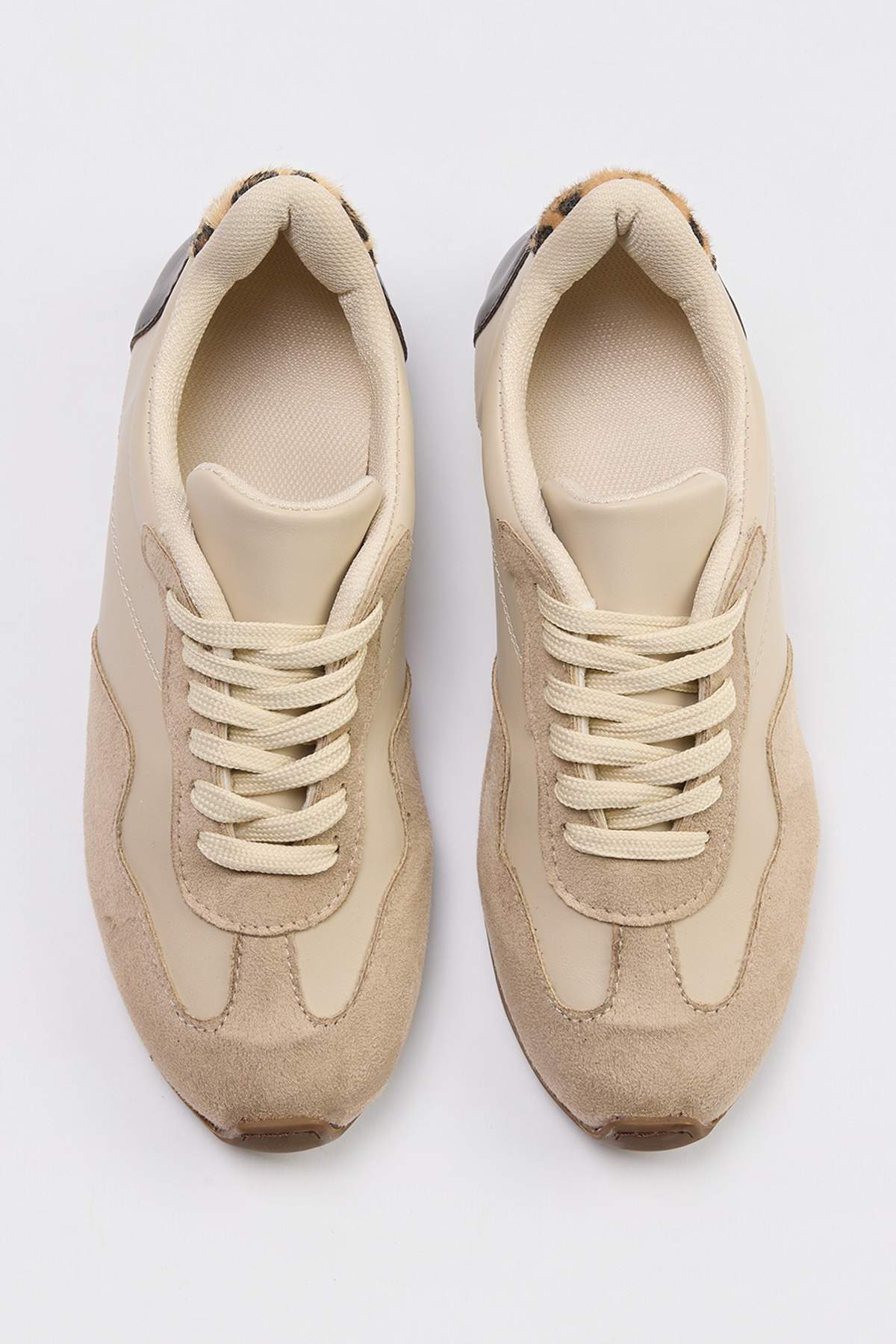 Trendyol Shoes Beige Color Block Women's Sneaker Takss26Sn00015