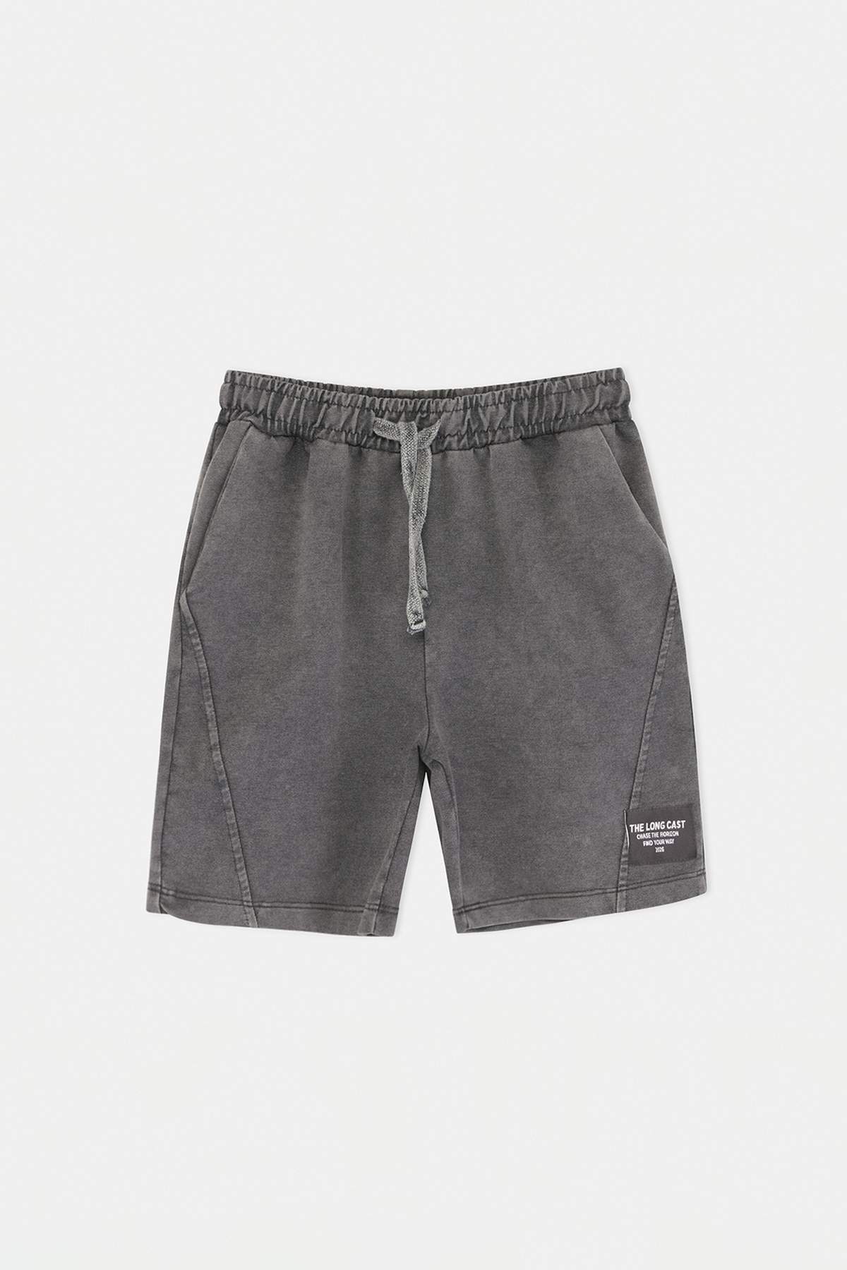 Trendyolmilla  Antrasit Baskılı Asit Yıkamalı Erkek Çocuk Örme Alt - Üst Takım TKDSS26AU00047 - Görsel 3