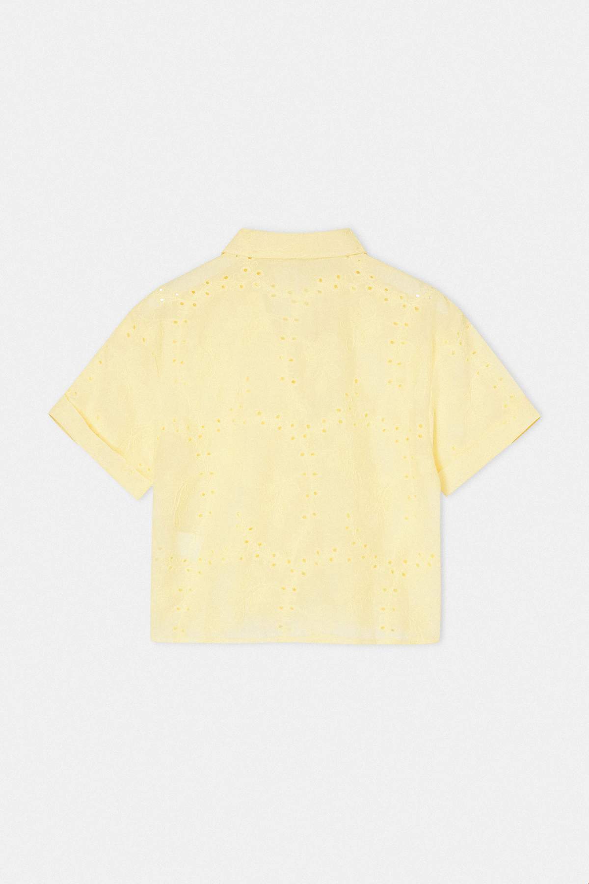 Trendyolmilla  Sarı Gömlek TWOSS26GO00191 - Görsel 2