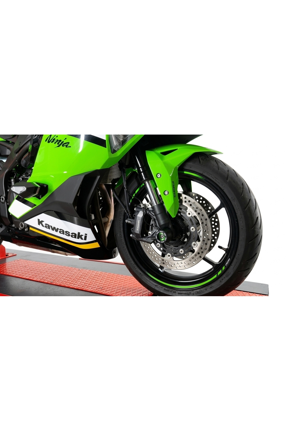 Dmk Motosiklet Aksesuar Kawasaki ZX4RR Uyumlu Ön Aks Koruma Takozu