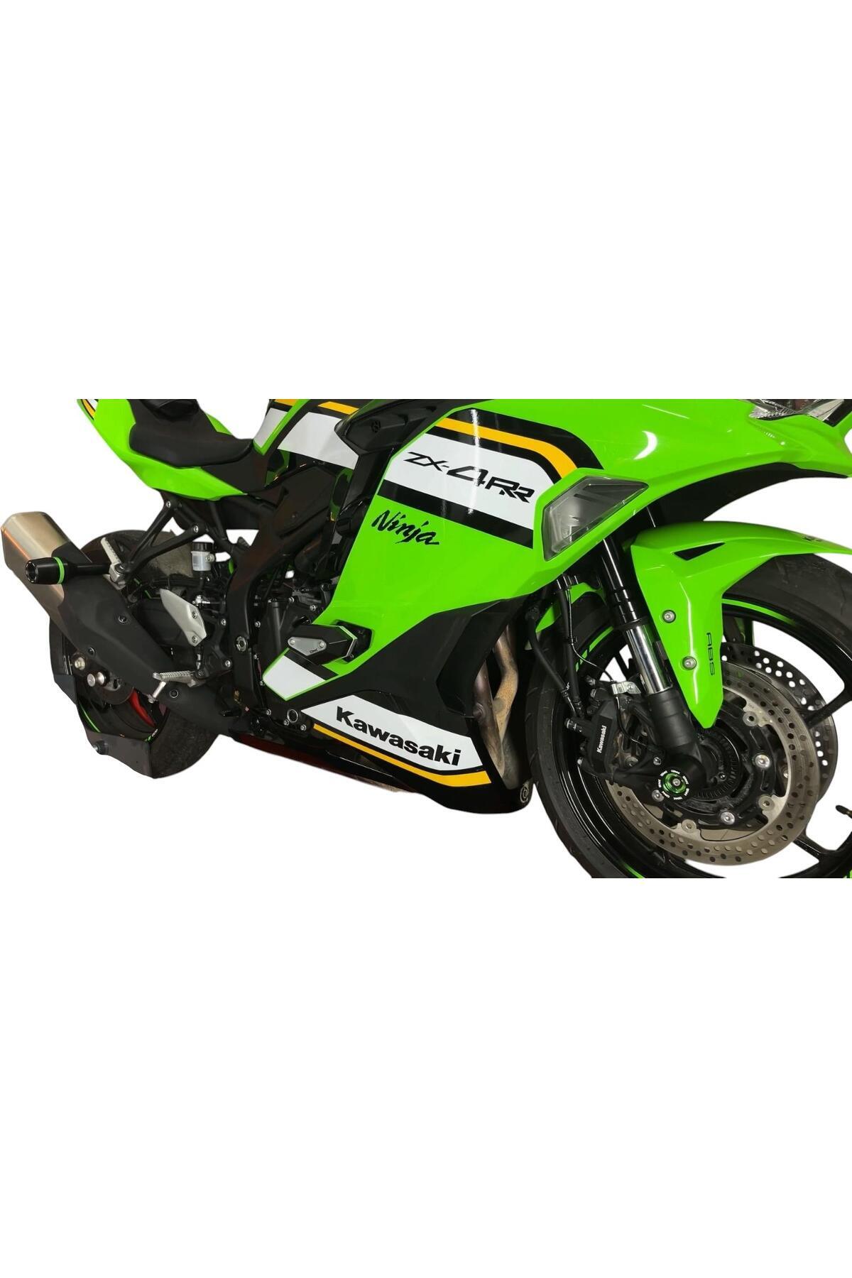 Dmk Motosiklet Aksesuar Kawasaki ZX4RR Uyumlu Ön Aks Koruma Takozu