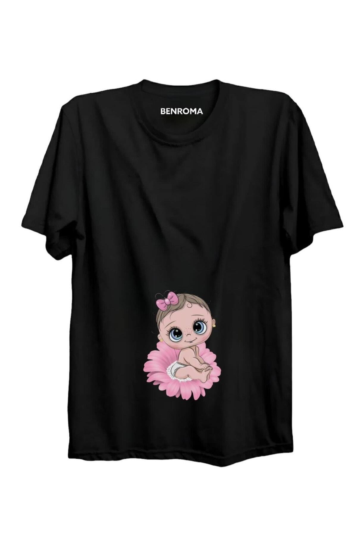 Printed Loose Fit Maternity T-Shirt