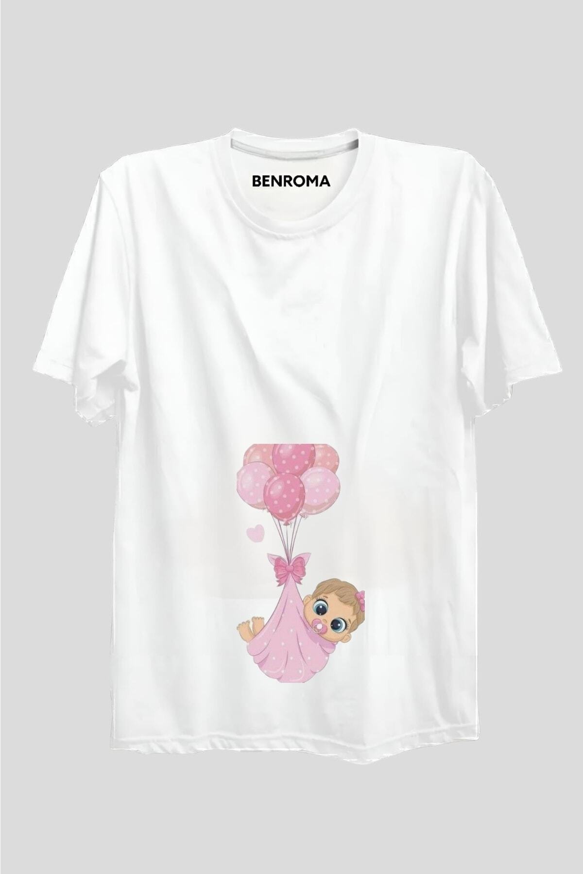 Printed Loose Fit Maternity T-Shirt