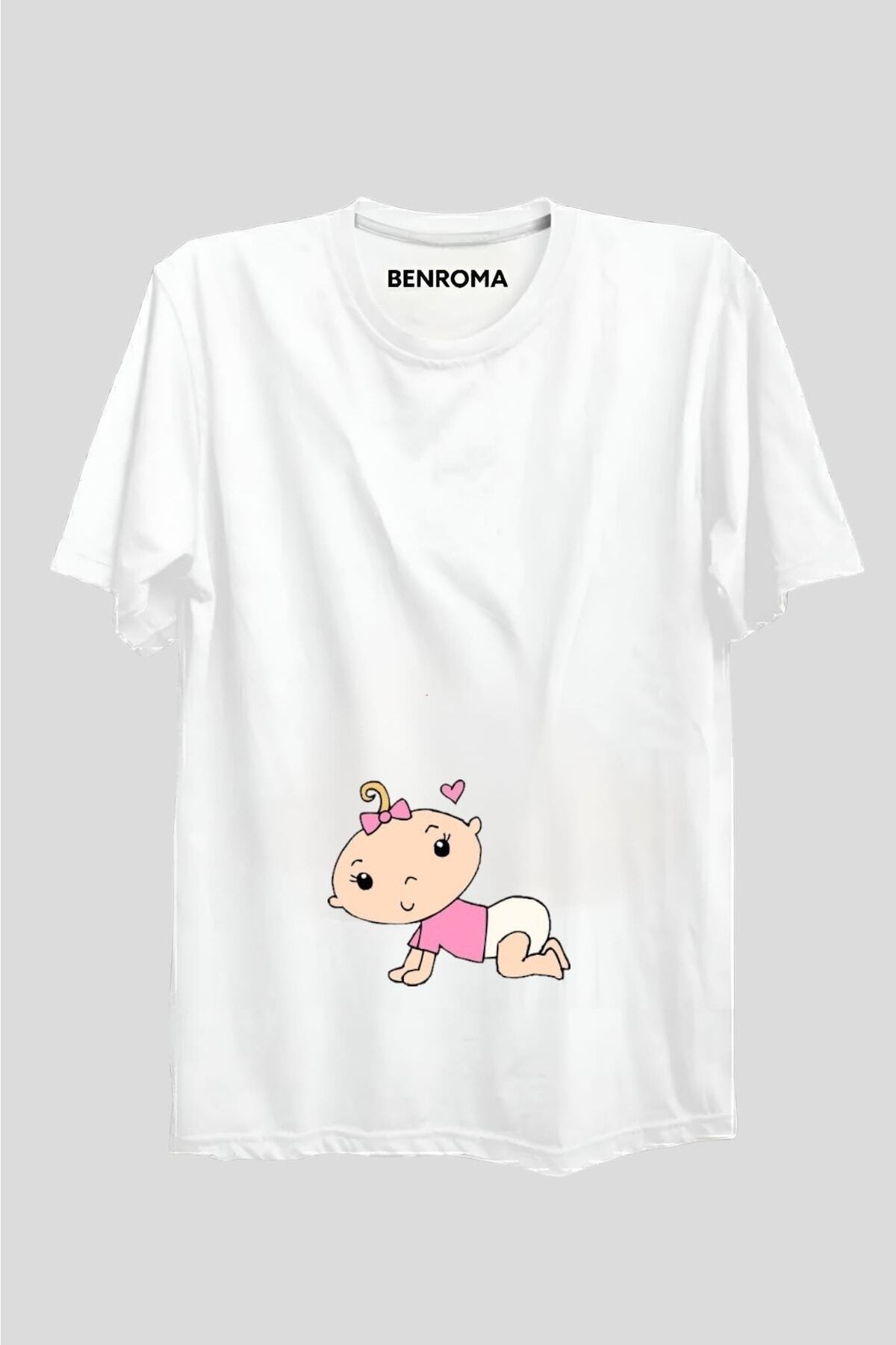Printed Loose Fit Maternity T-Shirt