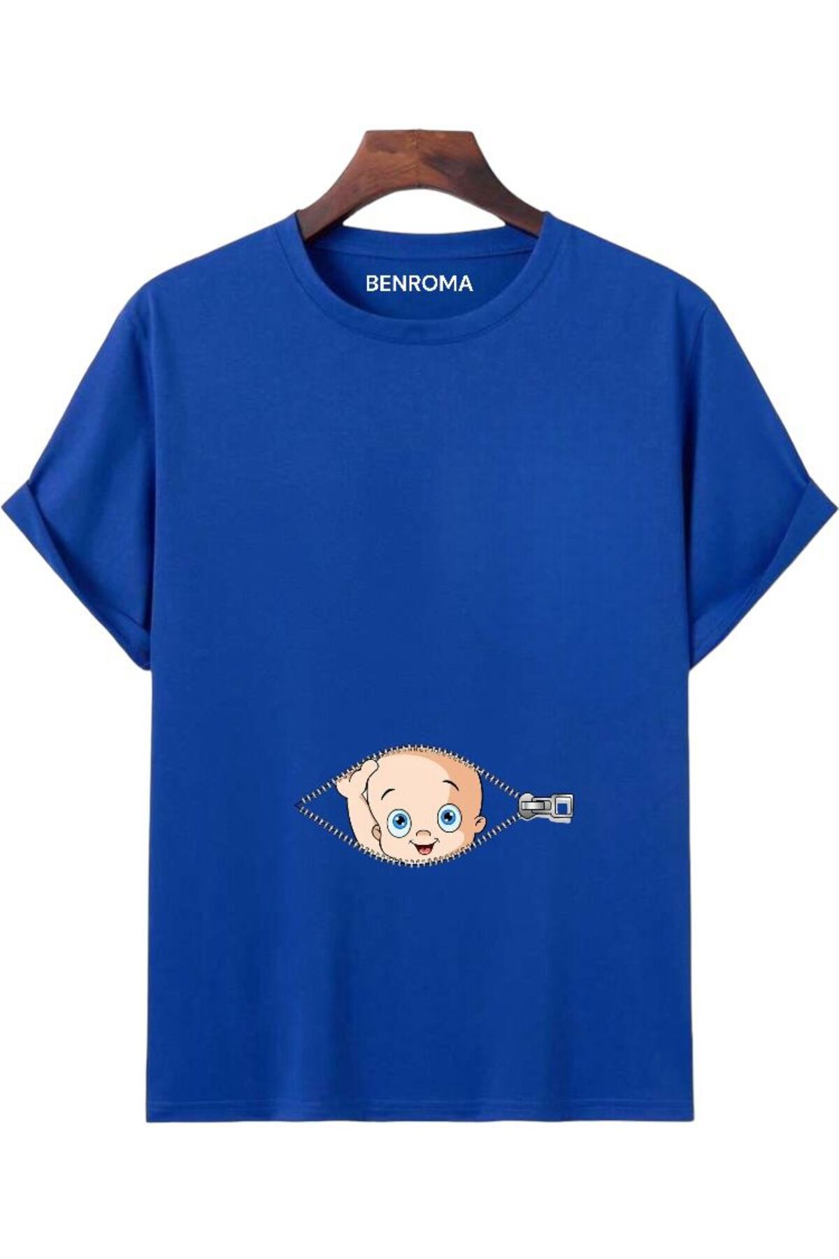 Printed Loose Fit Maternity T-Shirt