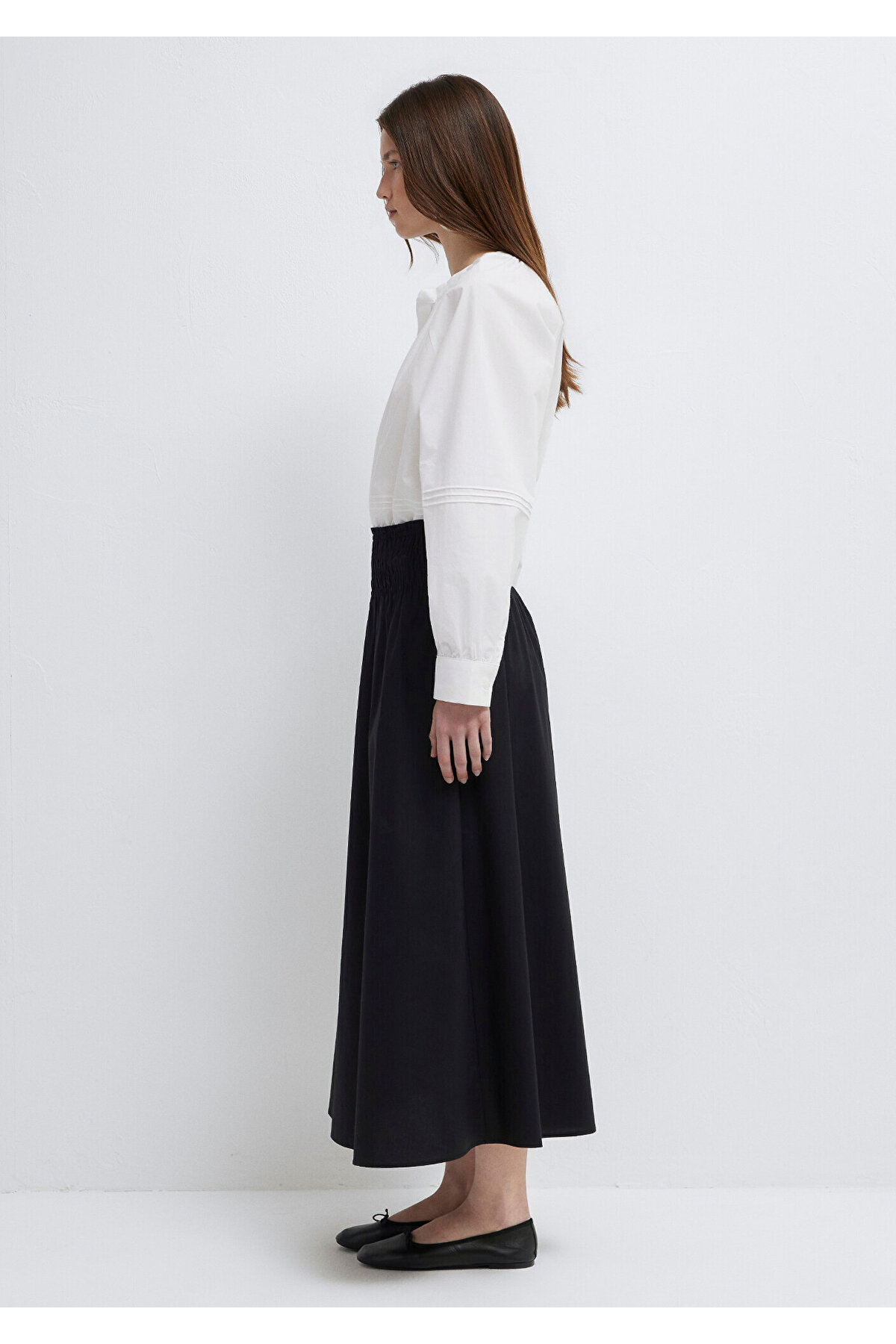 Mavi  Siyah Uzun Etek 1310837-900 - Görsel 4