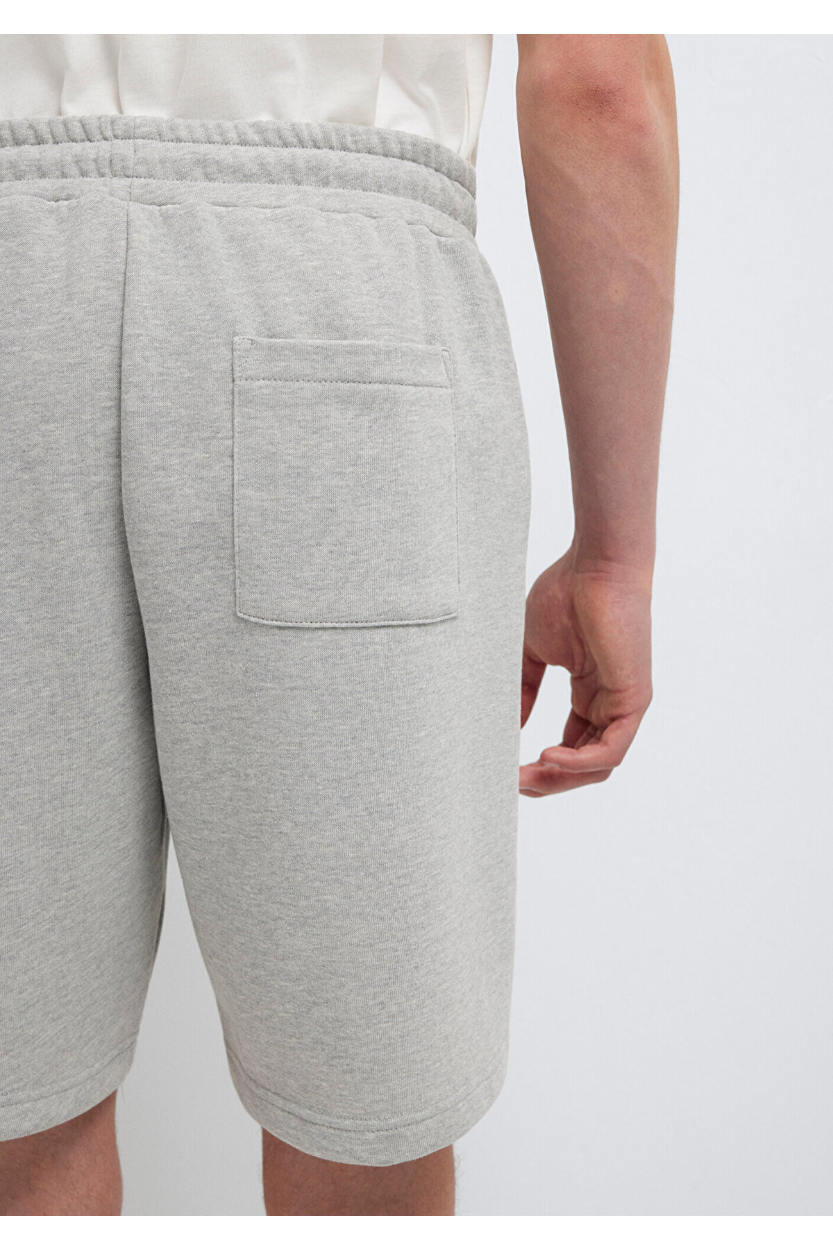 Mavi  Logo Baskılı Gri Şort 0410224-80018 - Görsel 7