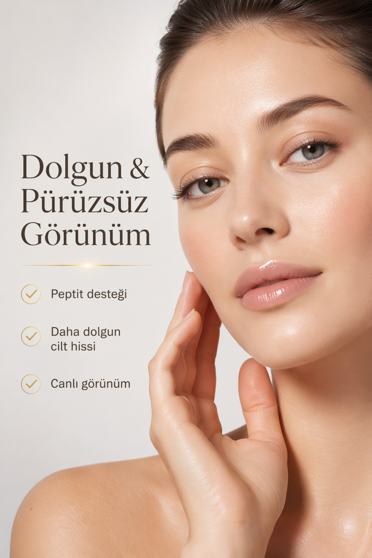 10% Peptide Matrixyl 3000® 1% Hyaluronic Vegan Peptit Serum 2'li Paket | Dolgunlaştırıcı Nemlendirici Bakım — LPS.PKT.026 — تصویر 8 از 9