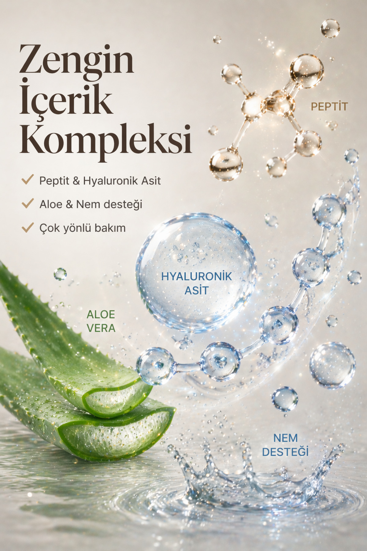 10% Peptide Matrixyl 3000® 1% Hyaluronic Vegan Peptit Serum 2'li Paket | Dolgunlaştırıcı Nemlendirici Bakım — LPS.PKT.026 — تصویر 6 از 9