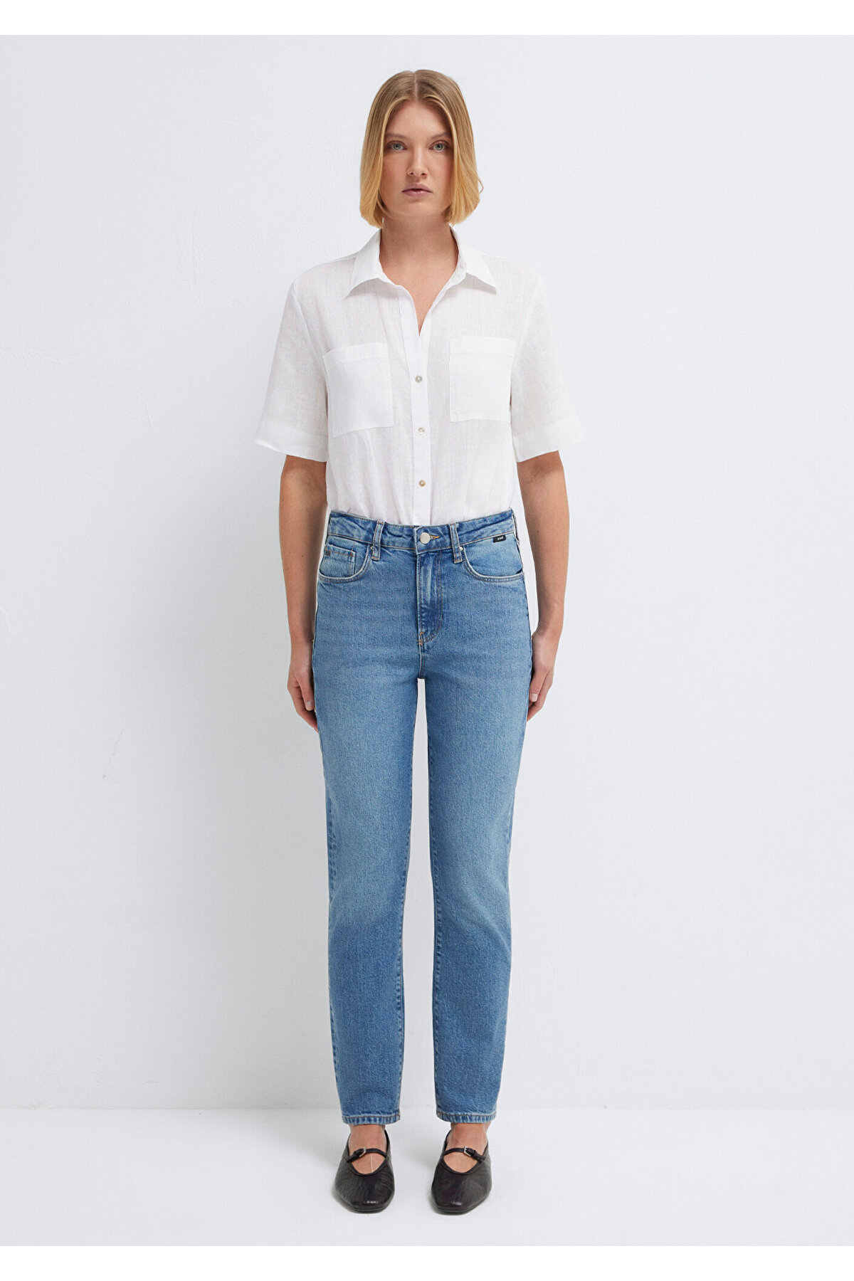 Mavi  Kadın M101077-90533 Star Mid Classic - Görsel 3