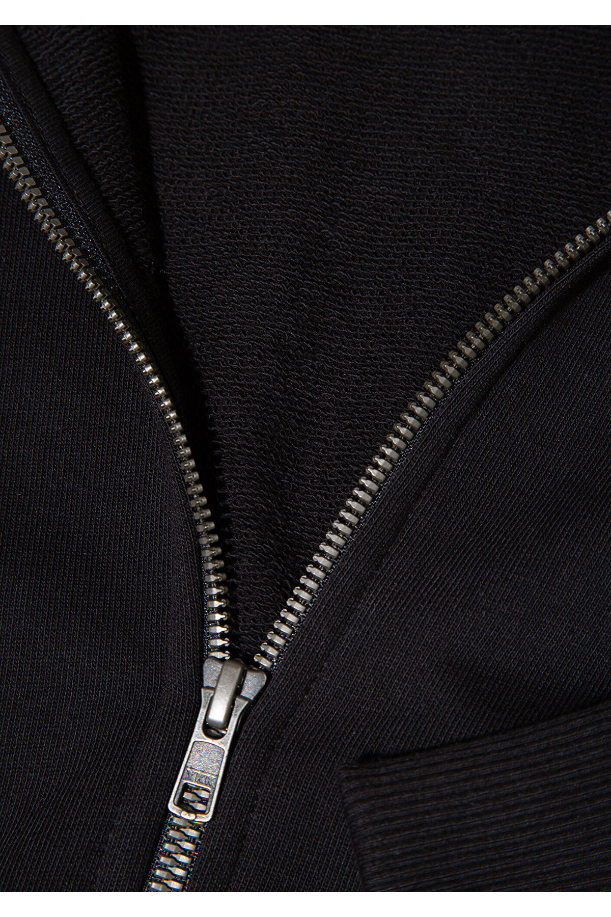 Mavi  Kapüşonlu Fermuarlı Siyah Sweatshirt 0S10423-900 - Görsel 8