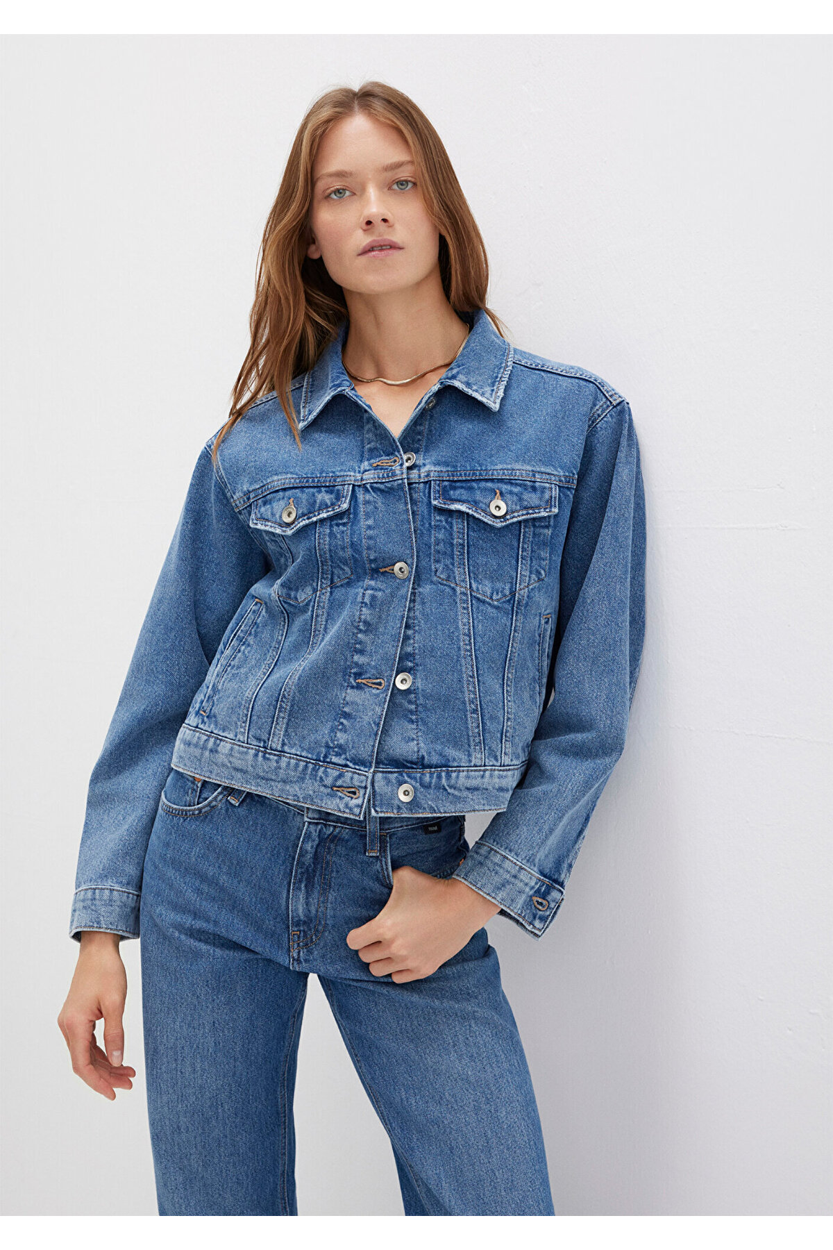 Mavi  Megi Mavi Premium Indigo Mavisi Jean Ceket 1110389-89162