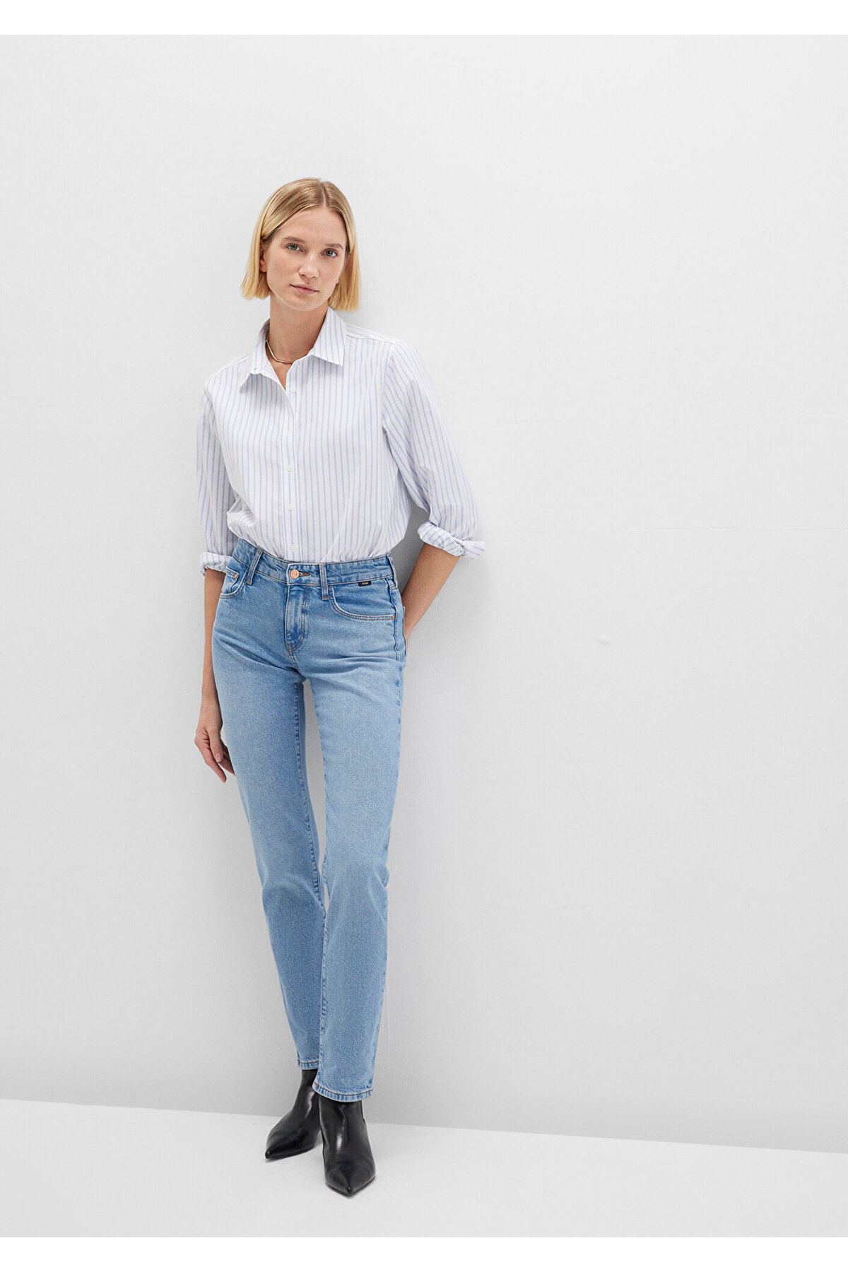 Mavi  Mirella Mid Brushed 90'S Jean Pantolon 1010623-88896 - Görsel 2